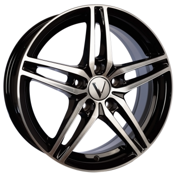 Vector B219 6,5x16 5x100 ET40 D67,1 (Black Polished)