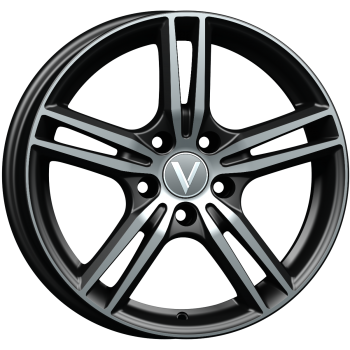 Vector B223 6,5x16 5x114,3 ET45 D67,1 (Black Polished)